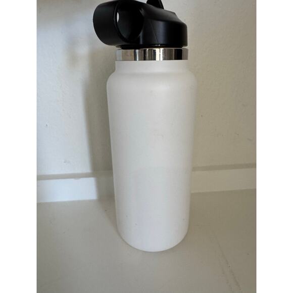HydroFlask 32oz Temp Shield Water Bottle Flex Cap Great Condition White Tumbler - Picture 4 of 8